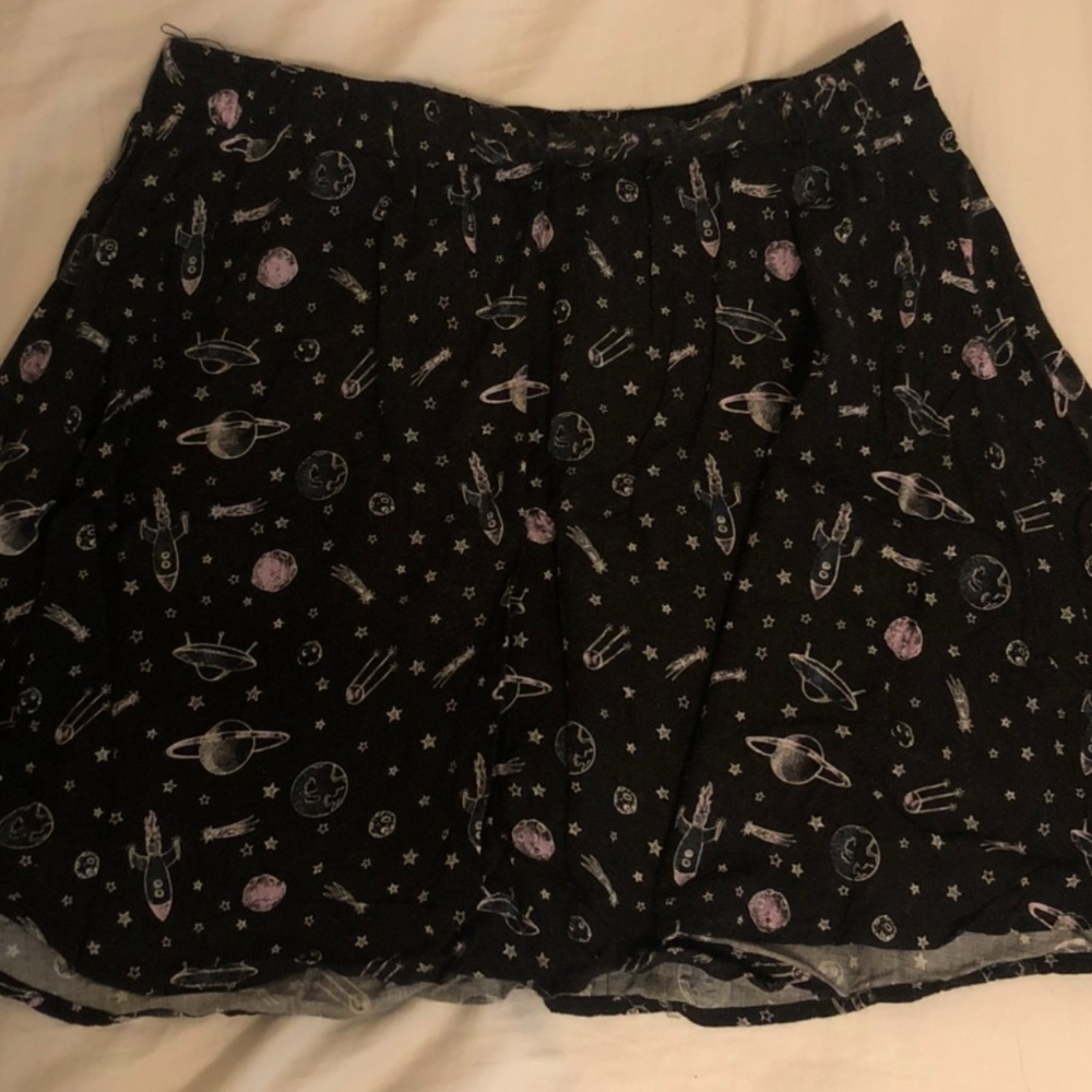 Space Themed Hot Topic Skater Skirt